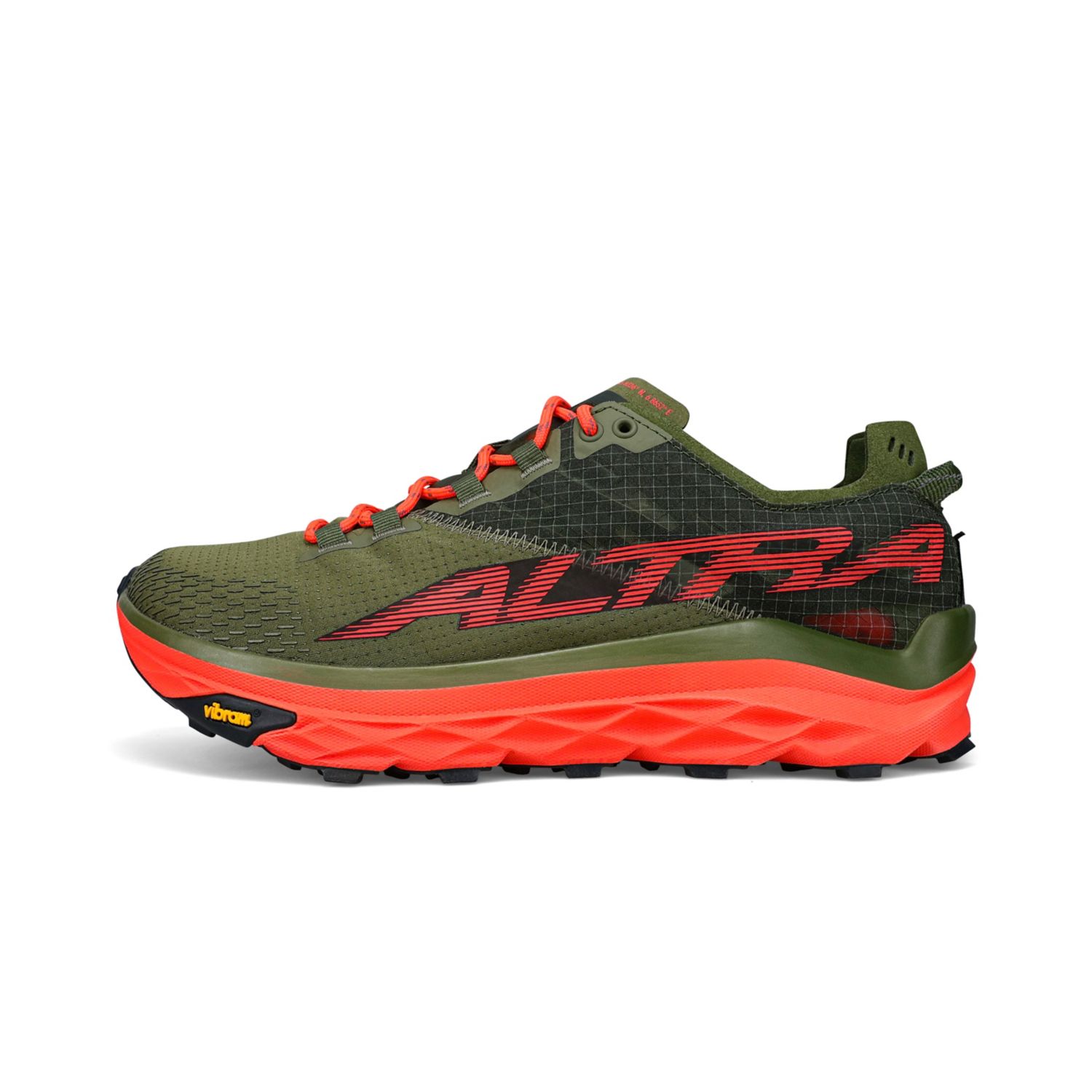 Altra Mont Blanc Men's Trail Running Shoes Olive | South Africa-31750469